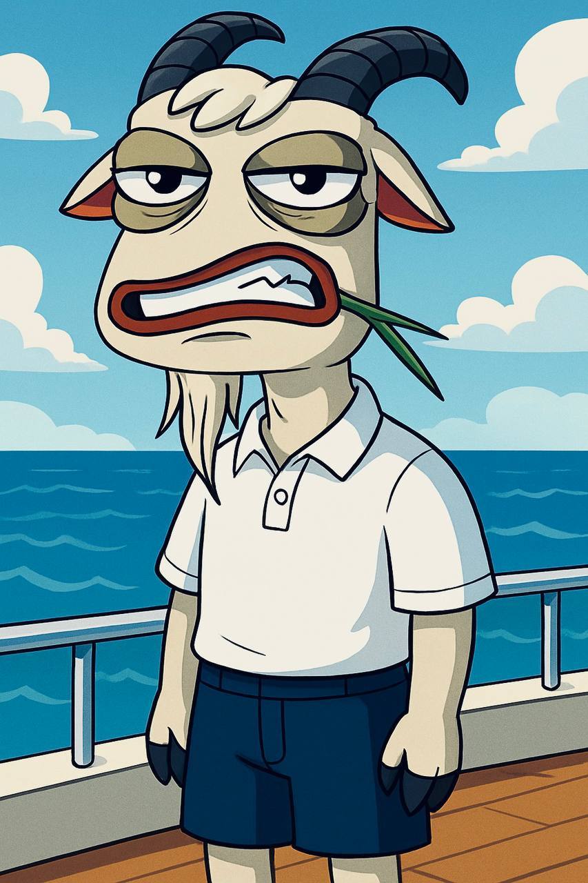 Yago at the marina
