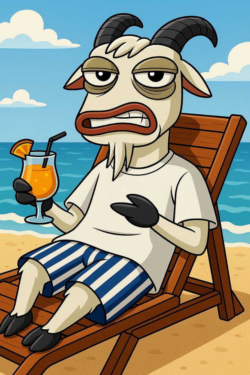 Yago at beach